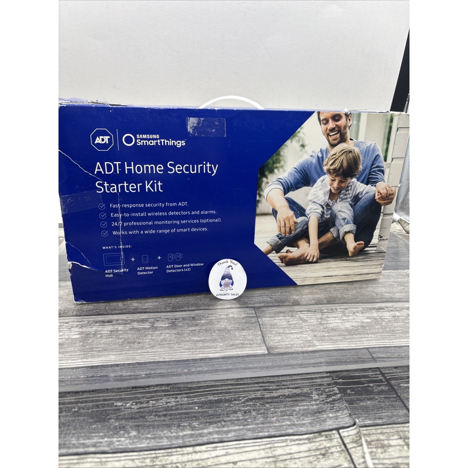 Samsung ADT Home Security Starter Kit Hub, Motion Detector, Door And Window {104