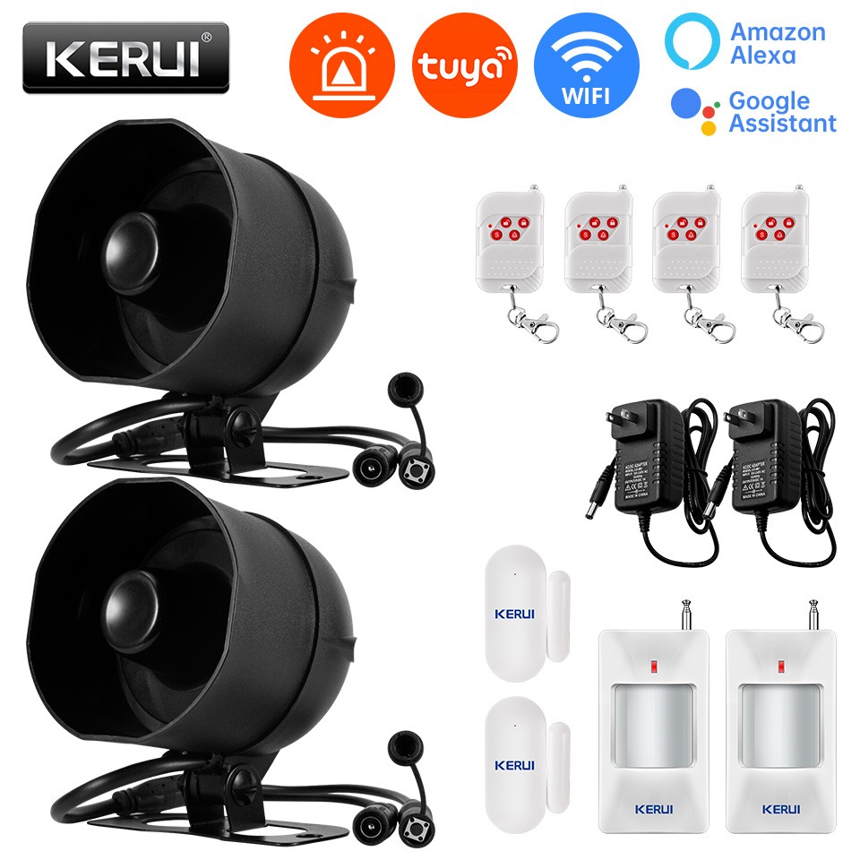 KERUI WiFi Home Alarm Security System Garage Door Sensor PIR Motion Detector