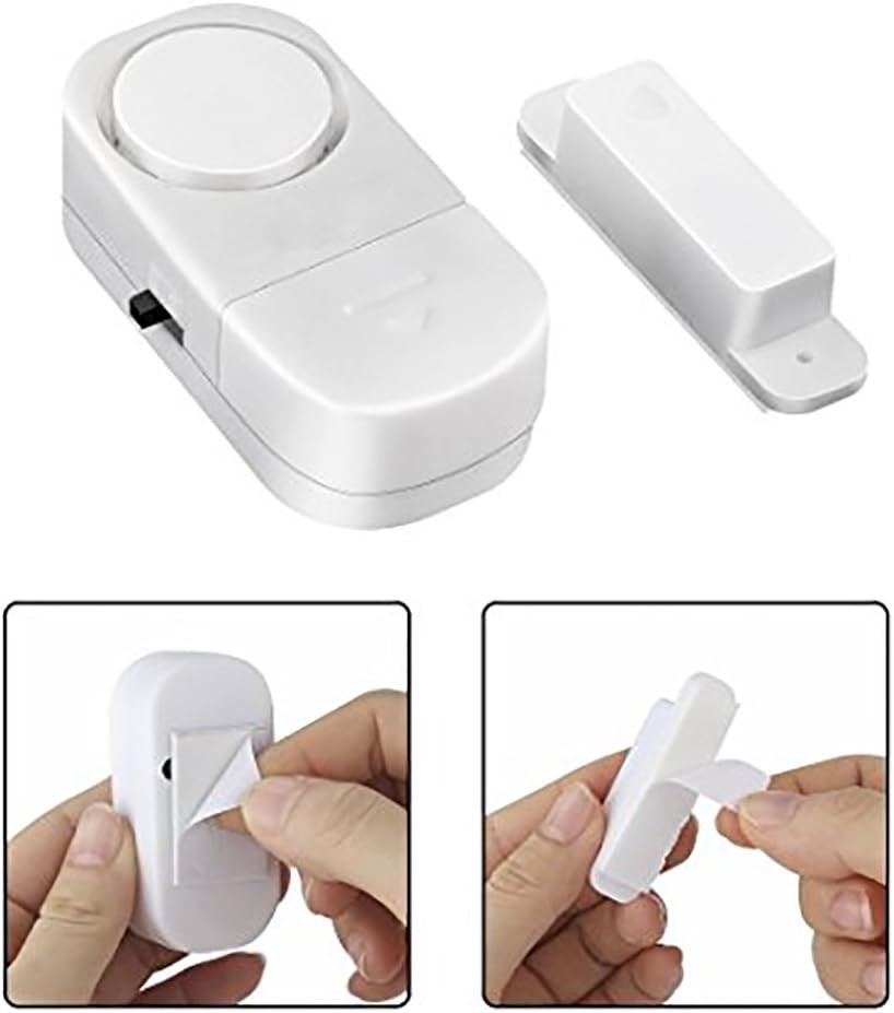 2Pcs Magnetic Sensor Home Window Door Burglar WIRELESS Security ALARM System