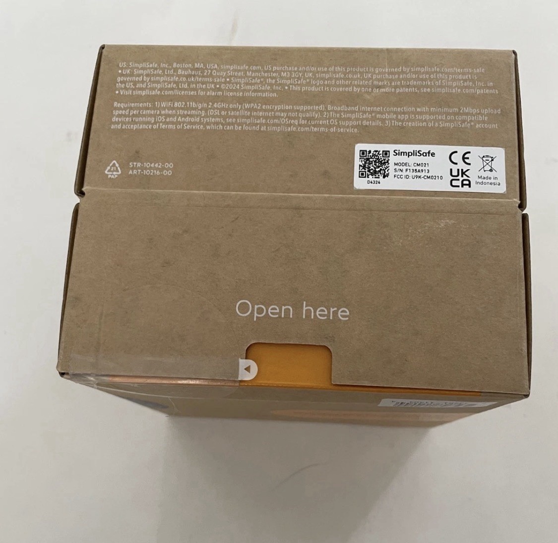 SimpliSafe Outdoor Wireless Security Camera Series 2 1080P HD Active Guard CM021