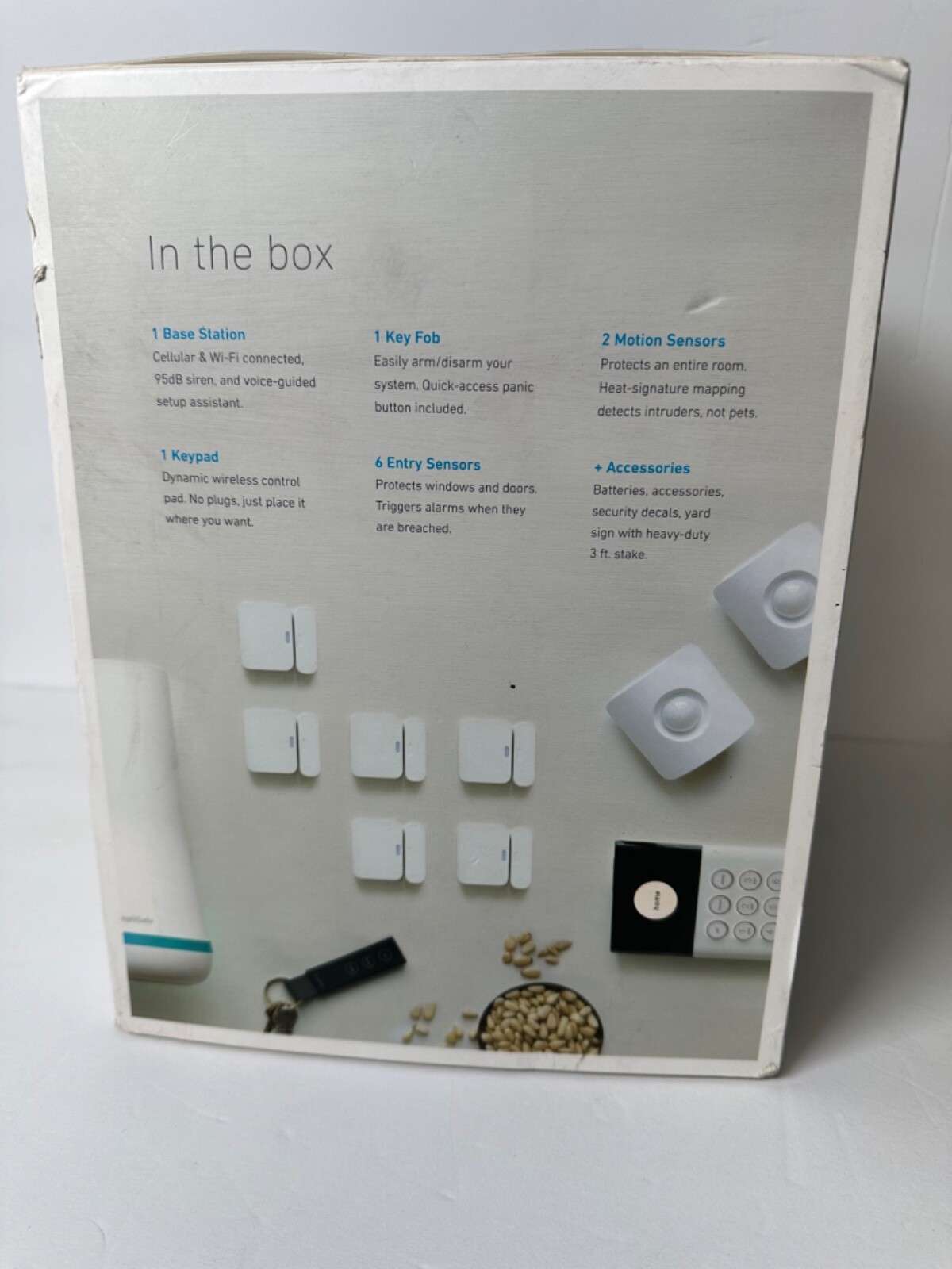 SimpliSafe Protect Home Security System White 11-piece Complete (open box)