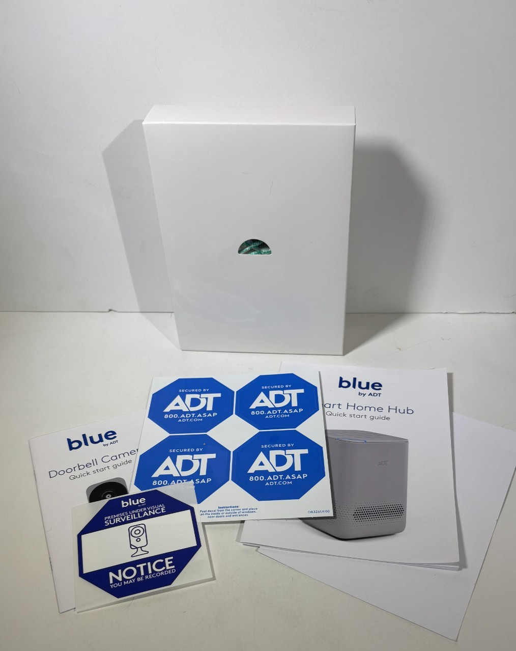 Blue by ADT Smart Home Hub Model S40LR1-01 White – Open Box