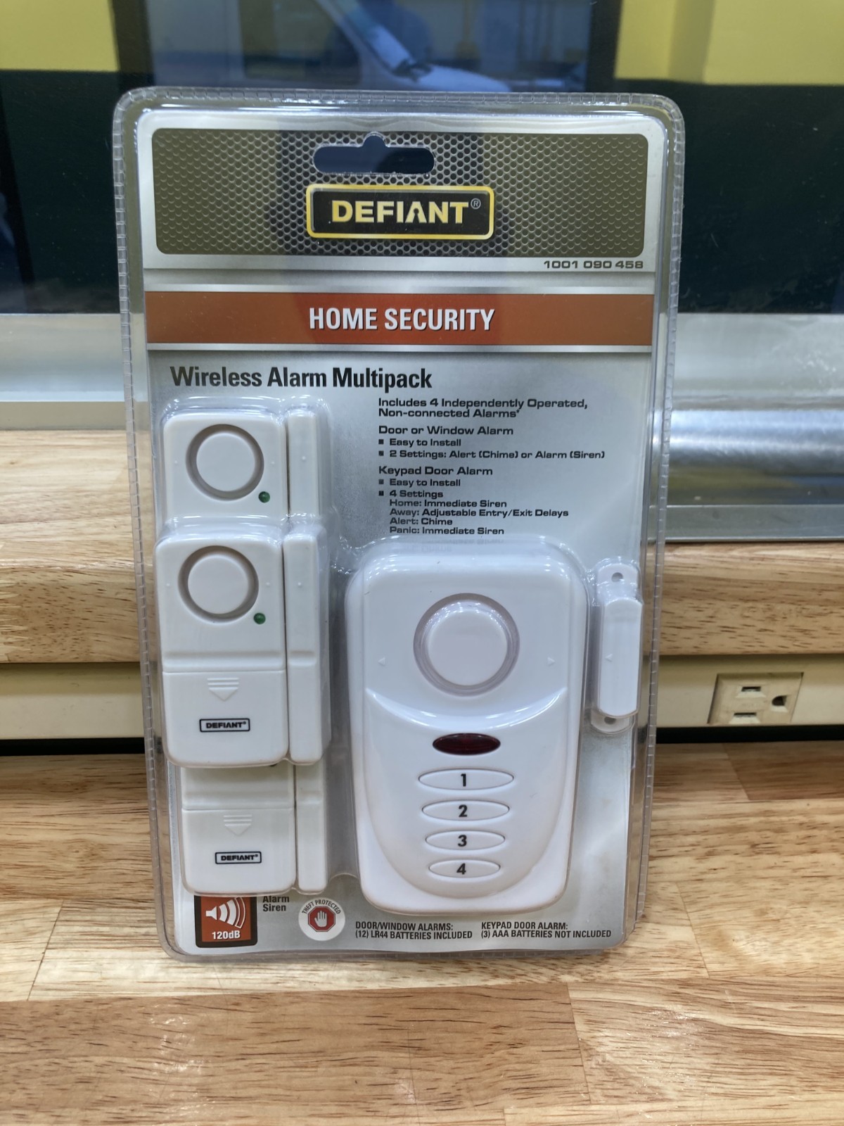 Defiant Wireless Home Security Door/Window Alarm Kit 1001 090 458