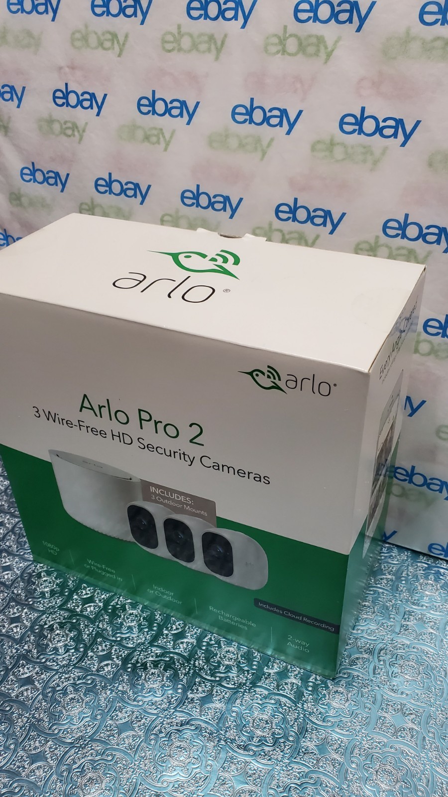Arlo Pro 2 VCS3000C-100NAS VMC4030P 3 Wire-Free HD Security Cameras VMB3500 Base