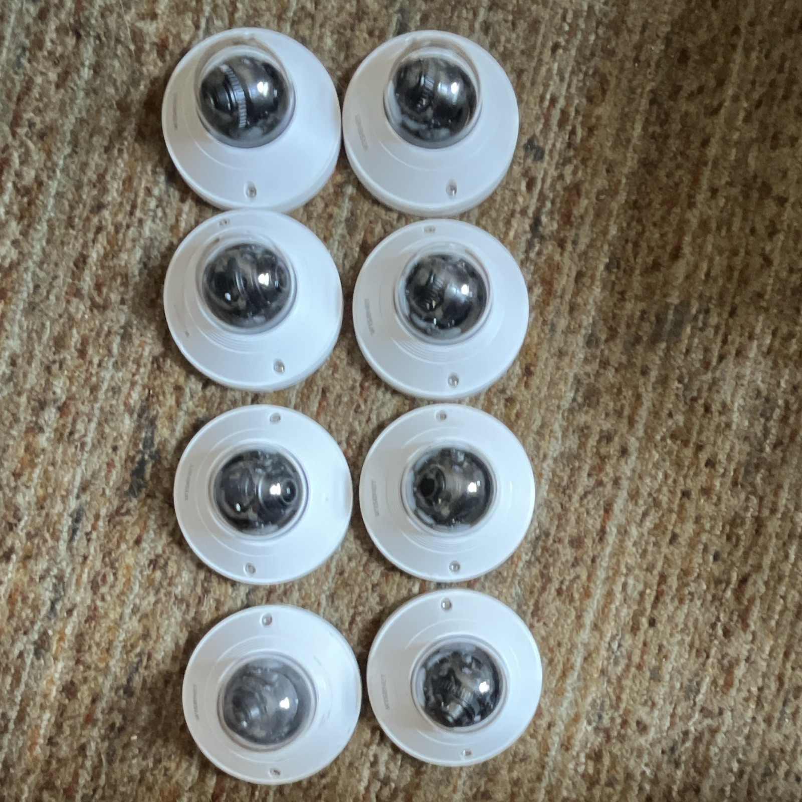 Wisenet QND-6011 Wired Indoor IP Network Dome Cameras Lot of 8 White