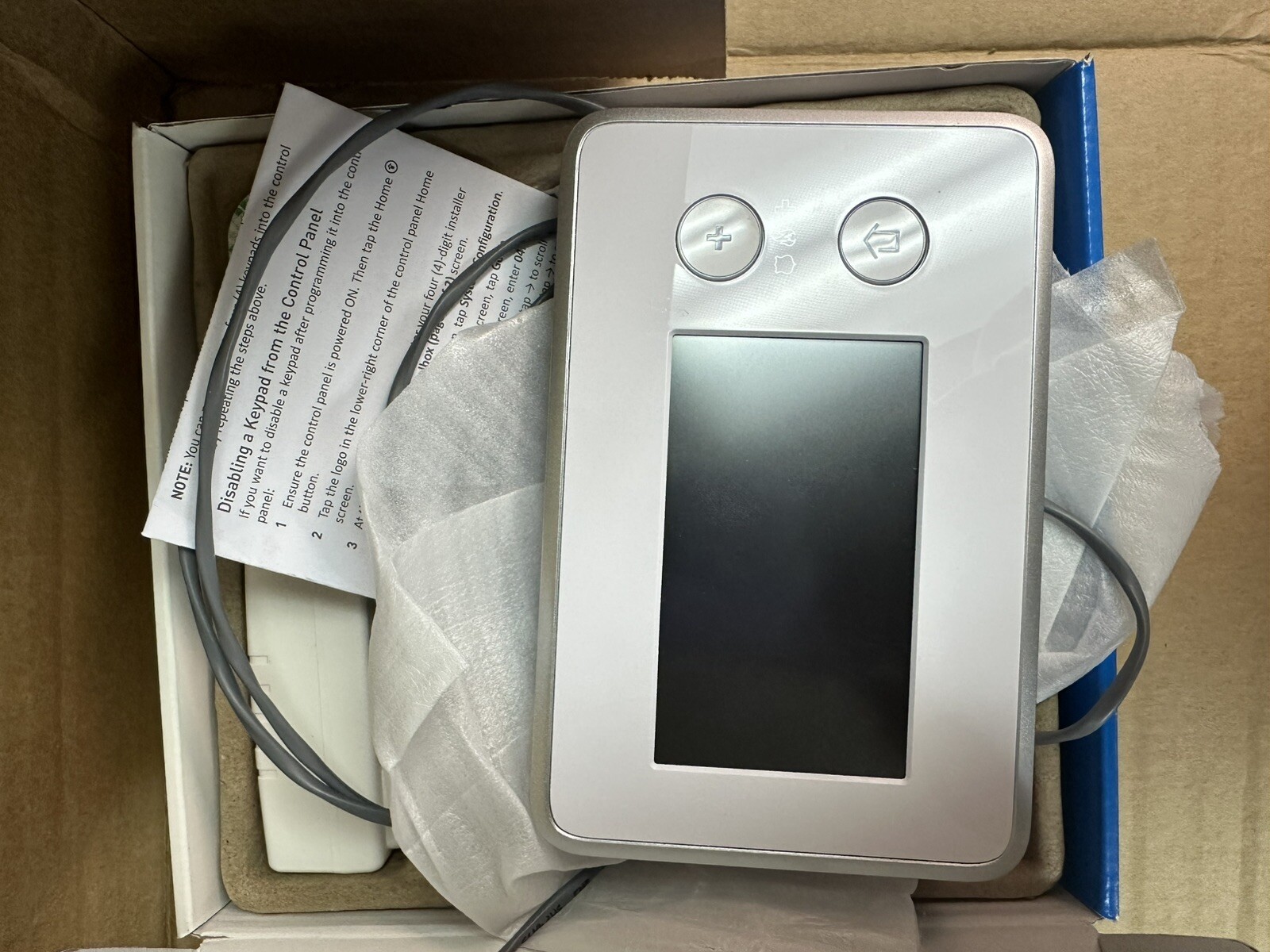 2GIG-TS1- Wireless Touchscreen Keypad w/ 2GIG-TS1-Desk