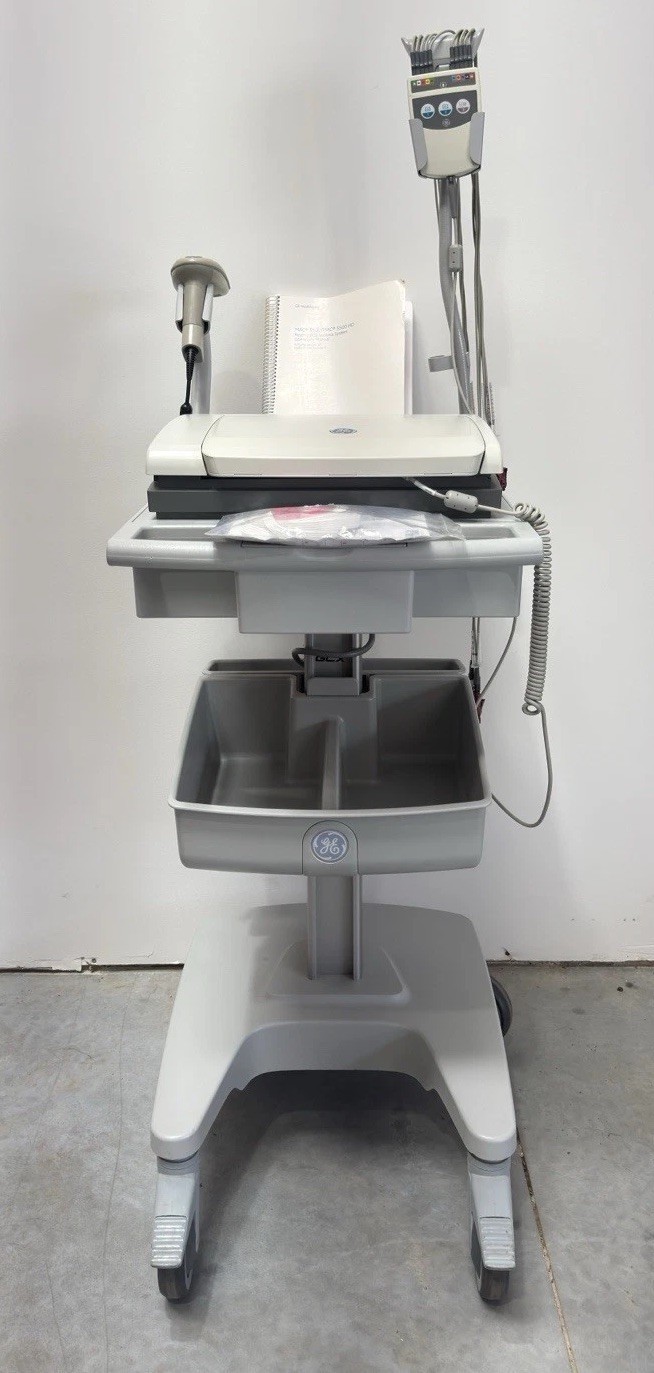 GE MAC 5500 HD System w/ CAM-14 HD, SX-500 Wireless Module & Mobile Cart