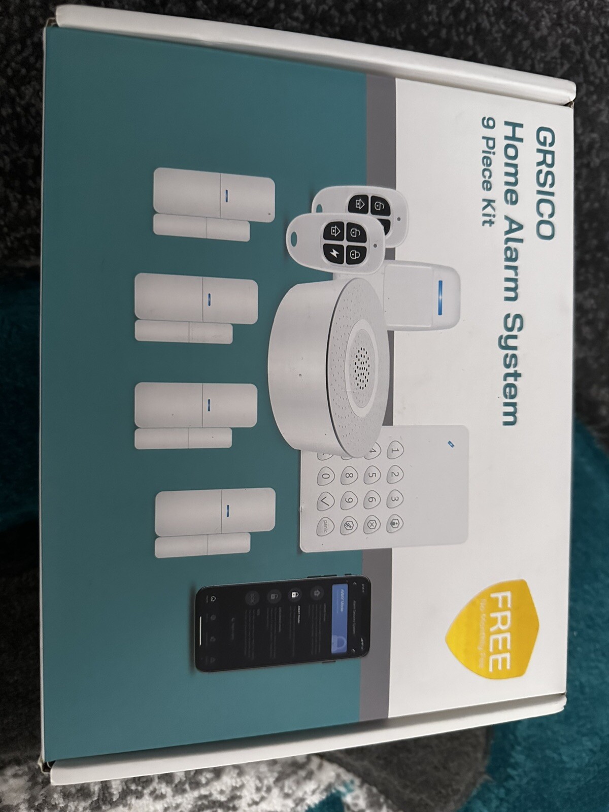 Alarm System for Home Security, GRSICO. 9 Piece