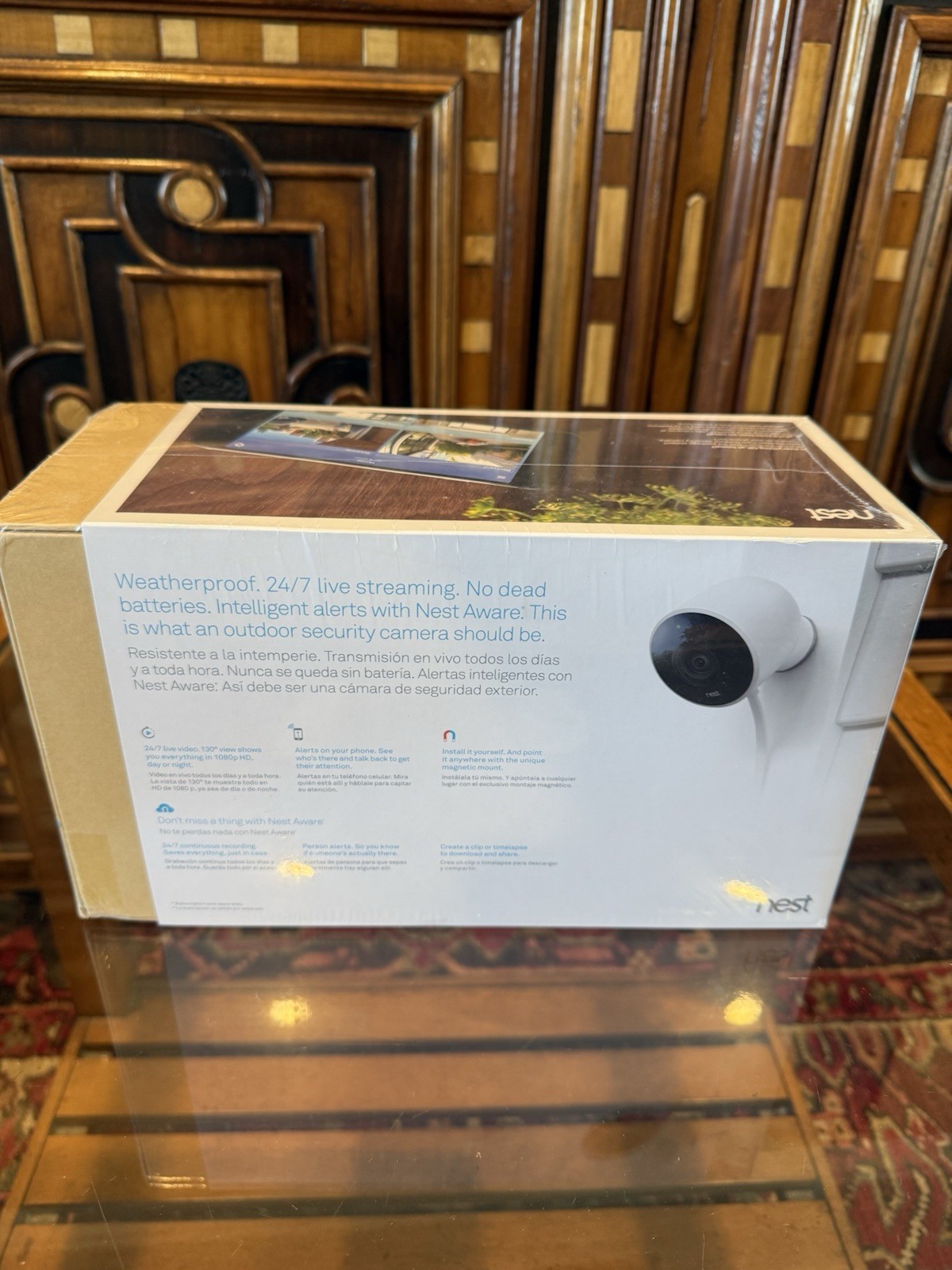 NEST Cam Outdoor Smart Security Camera (2-Pack) NC2400ES – Sealed NEW