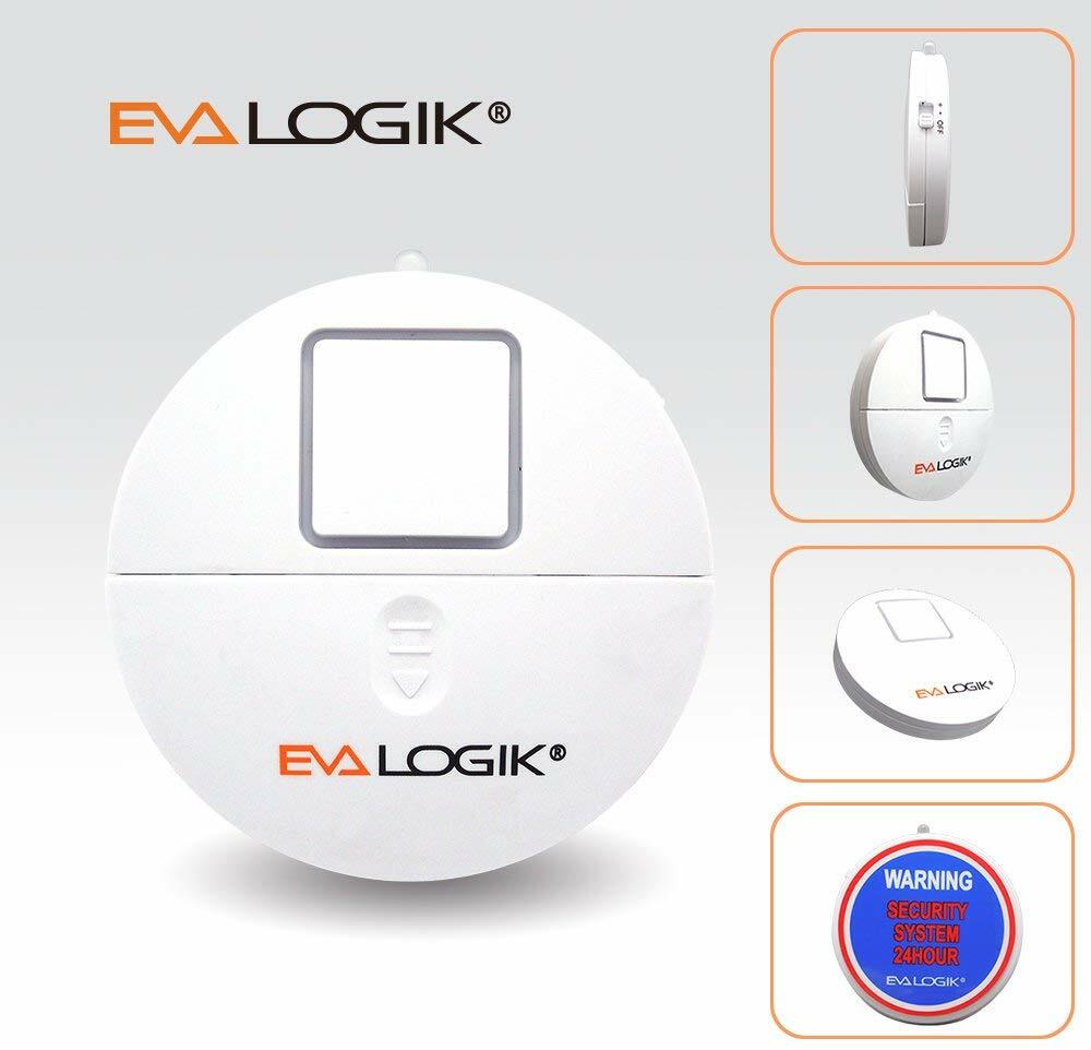 Glass/Window Break Alarm with Loud 120dB Alarm and Vibration Sensors 4/8 packs