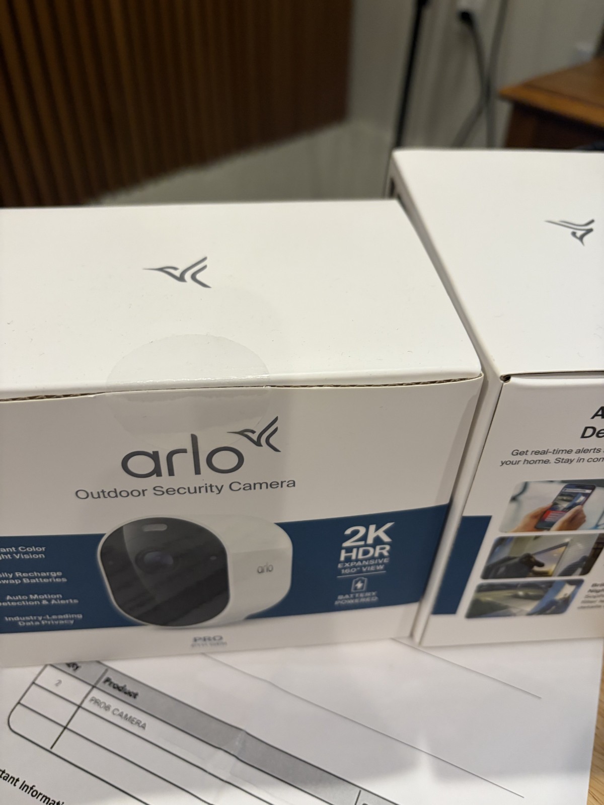 Arlo Pro6 Security Camera – set of 2