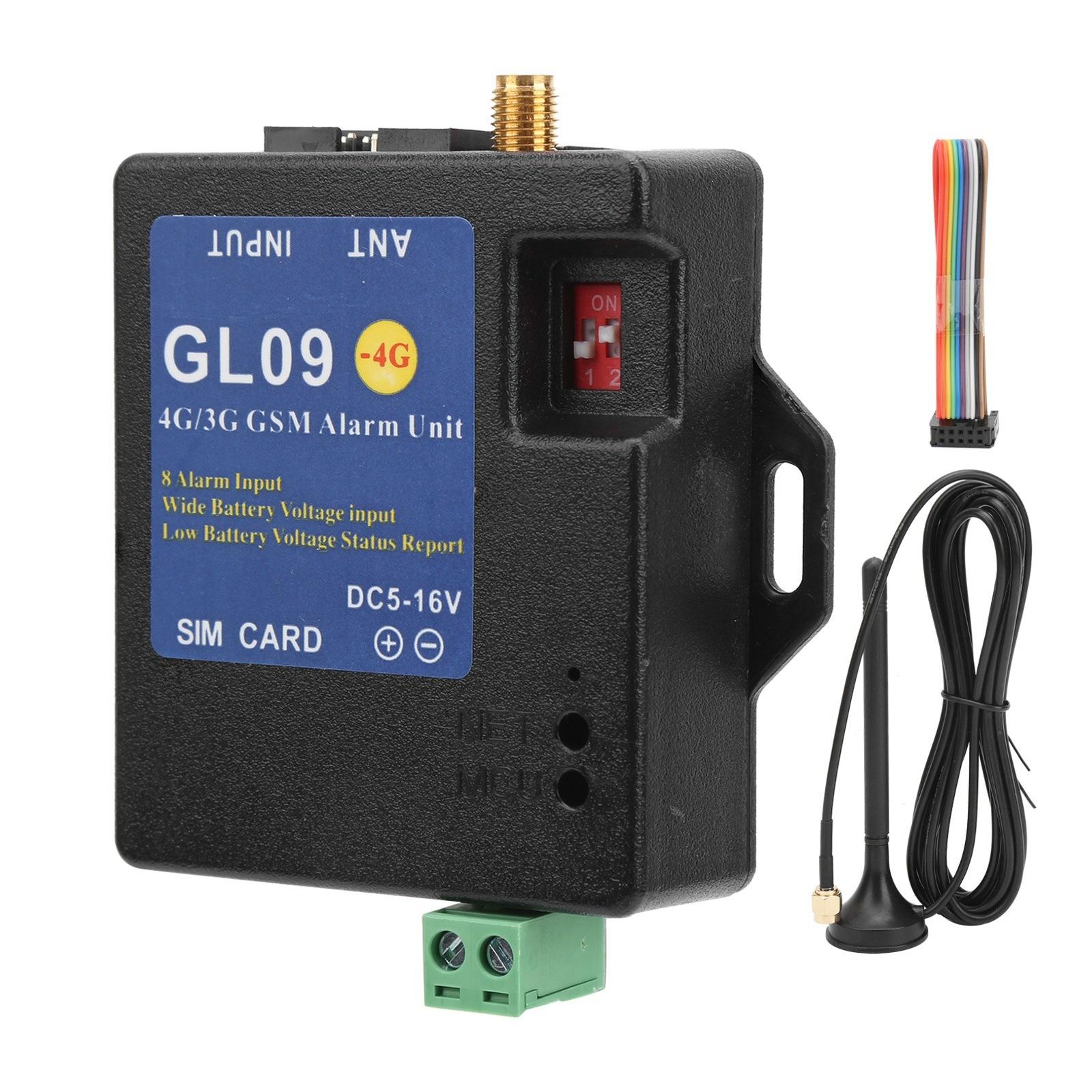 4G 3G 2G GSM Alarm System 8 Channels 5-16V DC Home Security SMS Message Call APP