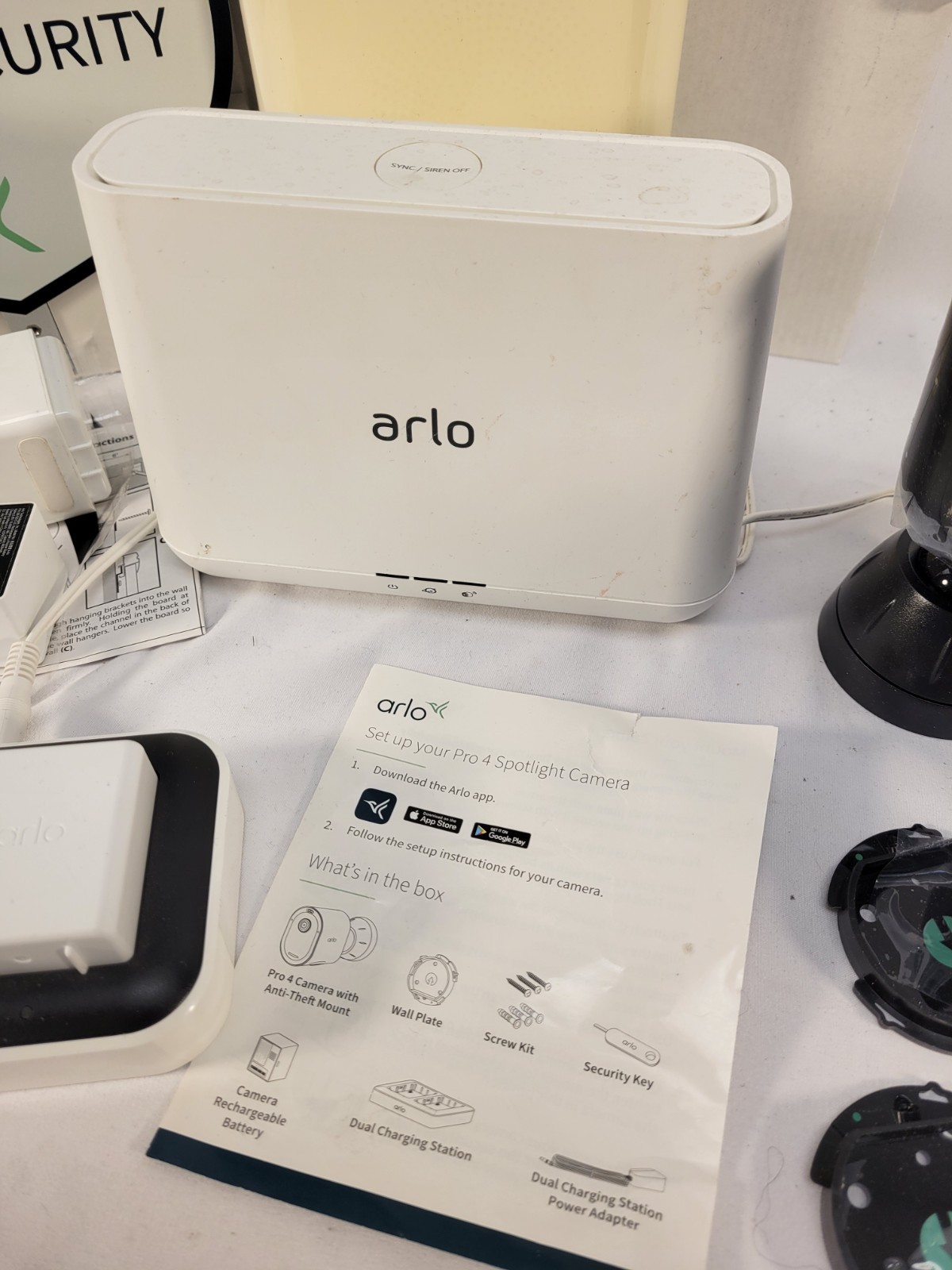 Arlo Surveillance cameras and accessories “LOT”