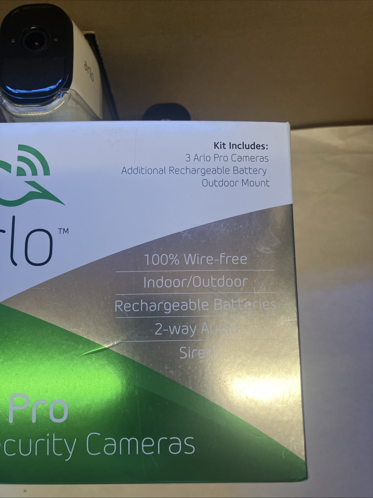 Arlo Pro 3 Wire-Free Security System – 3 Camera Kit. Md# VMB4000