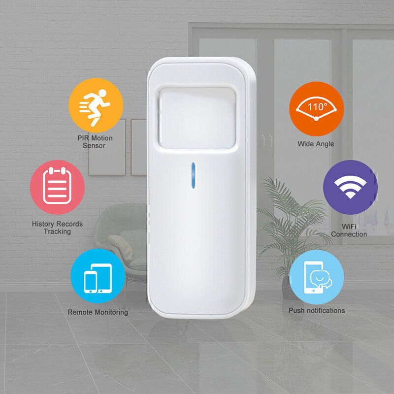 Smart Life WIFI Motion Sensor Passive Infrared Detector Security Burglar Alarm