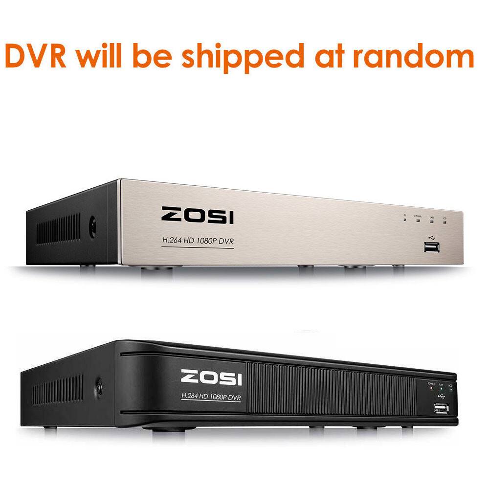 ZOSI 8CH 5MP Lite DVR Wired 1080P Security CCTV Camera System 120ft IR Night