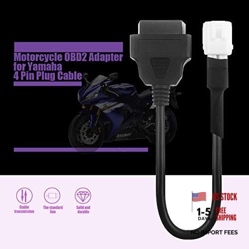 OBD2 Cable Connector Scanner for Yamaha FJR FZ09 FZ10 MT07 MT09 MT10 R1 R6
