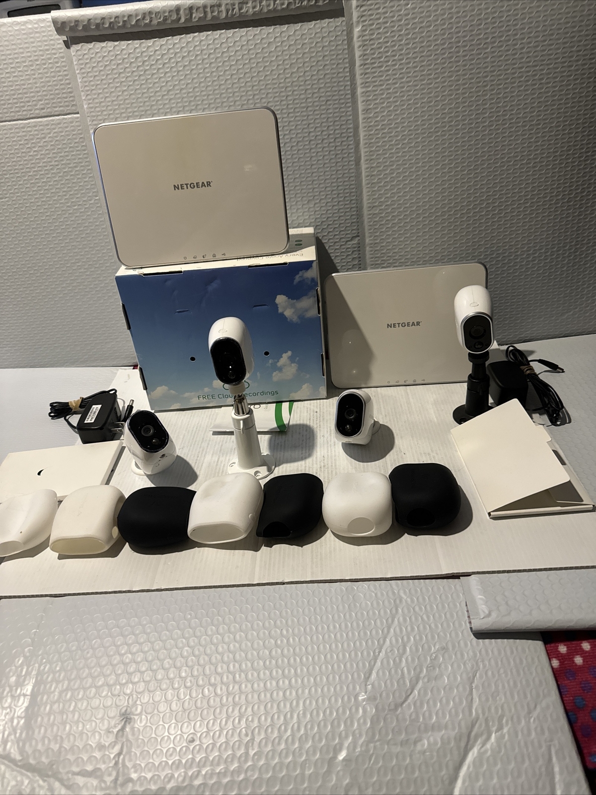 LOT 2 NETGEAR Arlo 2 Camera HD Security Systems 1 Box Only