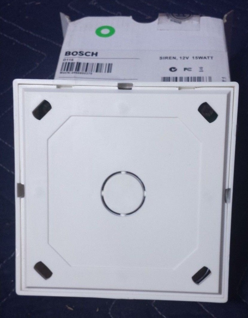 [LOT of 2] Bosch D116 Control Panel Siren Indoor, Intrusion 12 Volt 15 Watt