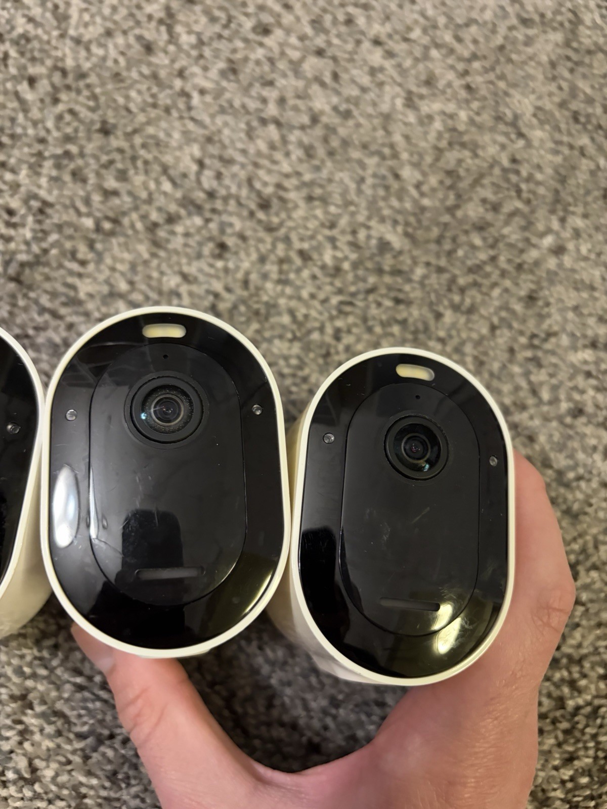 Arlo Pro 4 Camera Wireless Security VMC4041P w 2 Battery PARTS Untested Lot Of 3