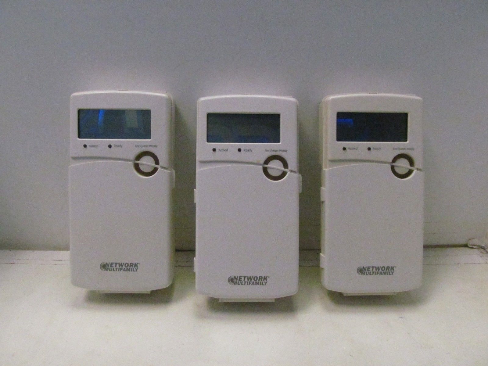 LOT OF 3 GE Network Multifamily 60-874-95R Control Panel S4006 AE6558