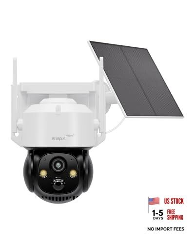 2.5K Add-on Battery Powered Wireless Outdoor Camera with Solar Panel,