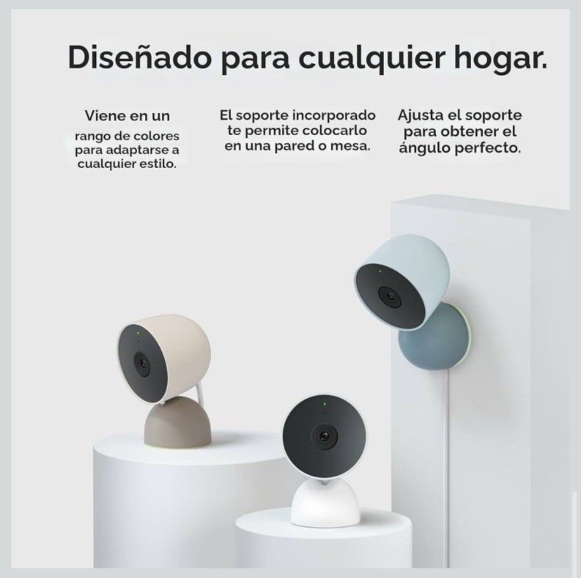 Google Nest Cam 2nd Gen Indoor Wired Smart Home Security Camera 1080p