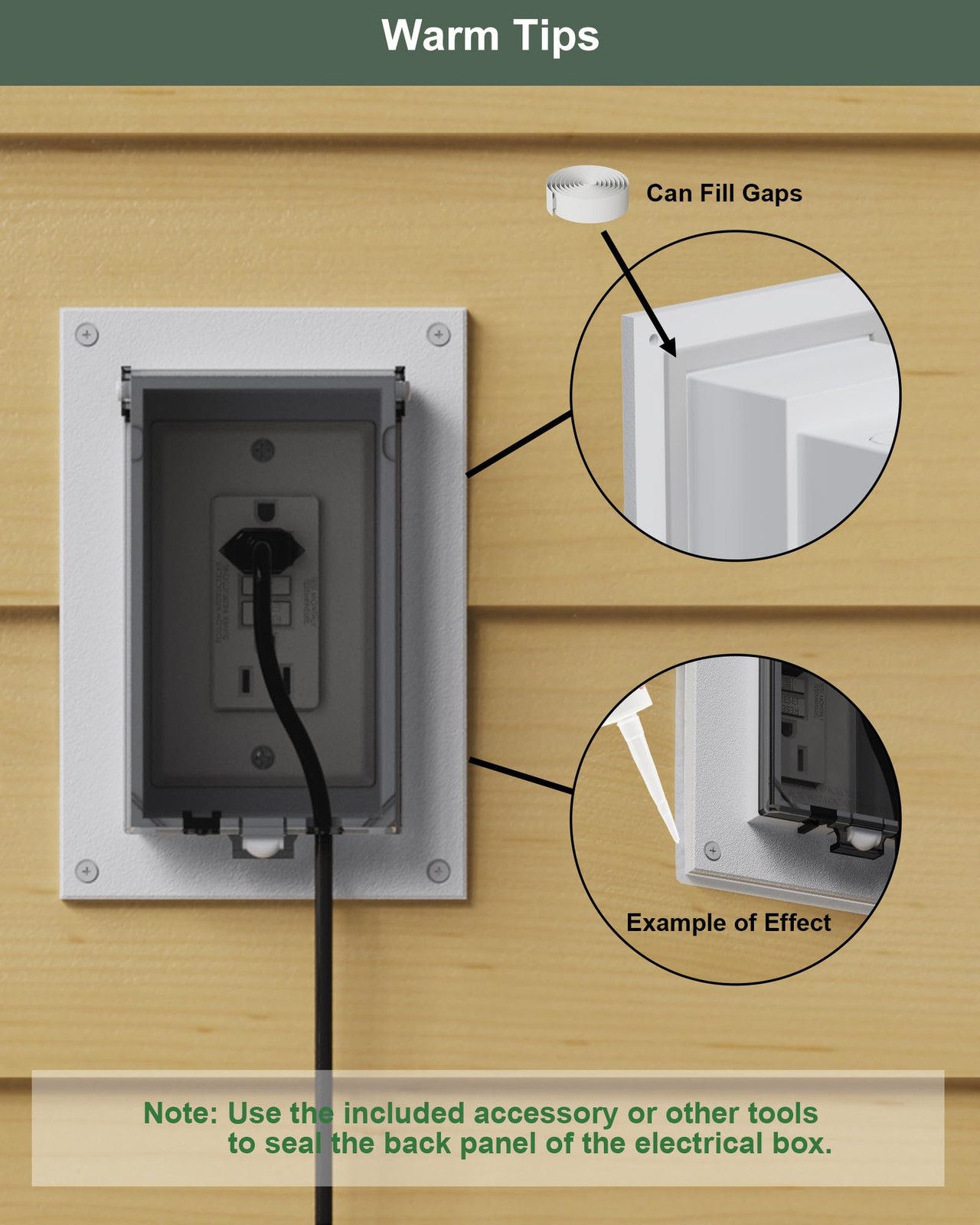 DBVR1W-1 Low Profile IN BOX Exterior Box, Outdoor Clear-1 Pack, 1-Pack Clear