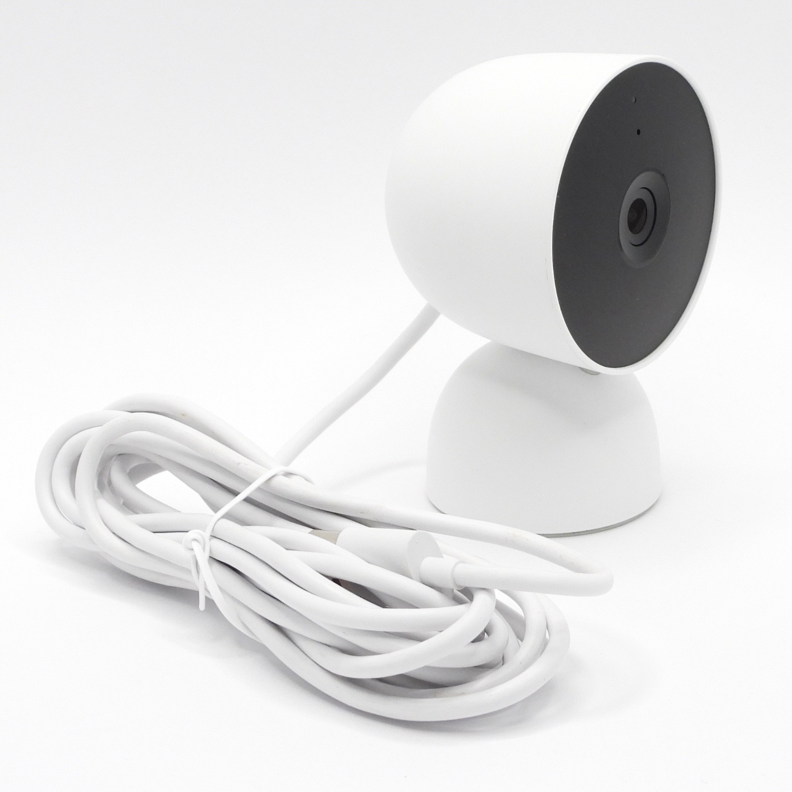 Google Nest Security Cam Indoor 1080p Wired 2nd Generation (White Snow) GJQ9T