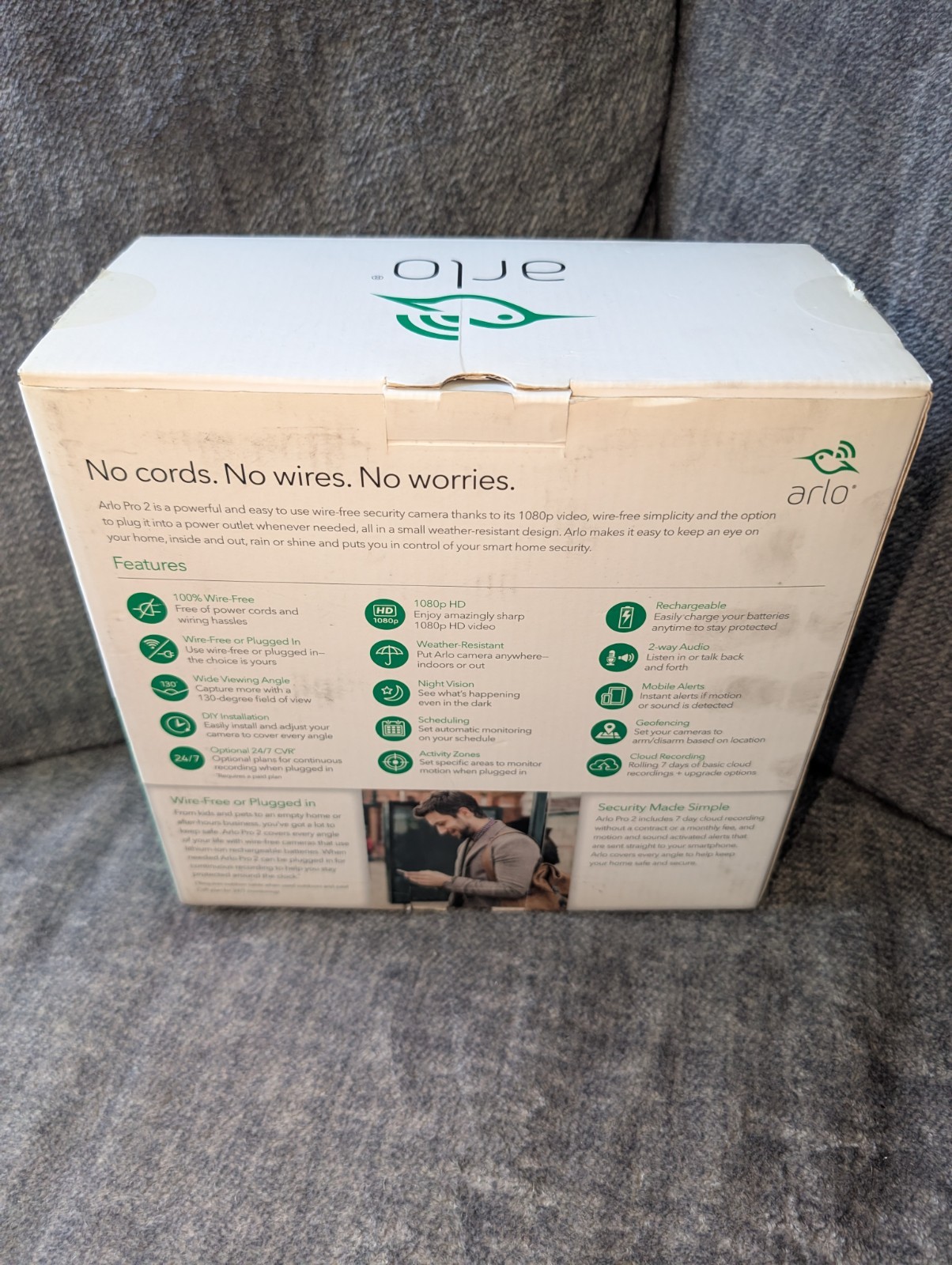 Arlo Pro 2 Security Camera Bundle Wire-Free HD Camera & Base! Missing Pieces!