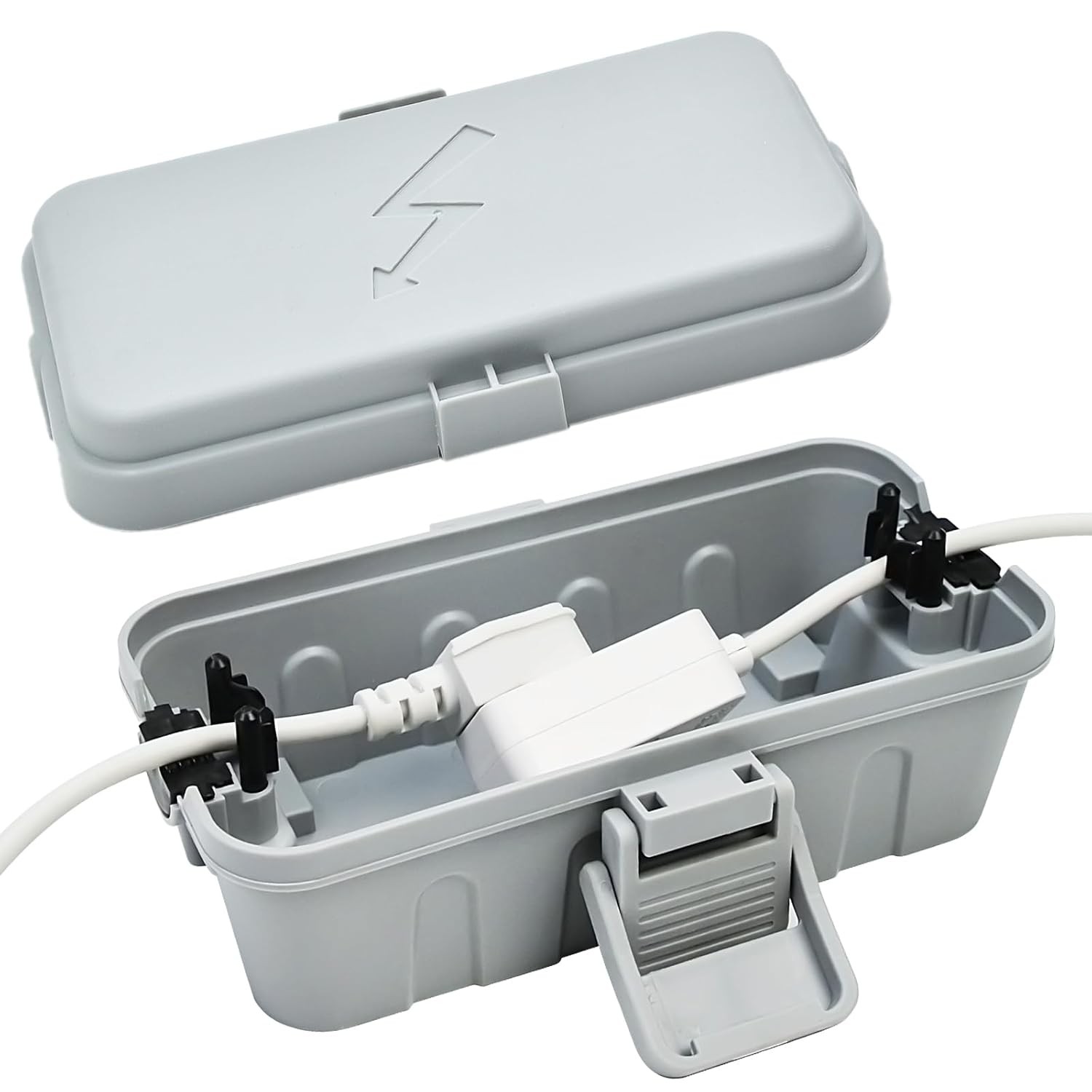 Hrensaw Small Weatherproof Electrical Connection Box(Inner 5.5 x Small, Grey