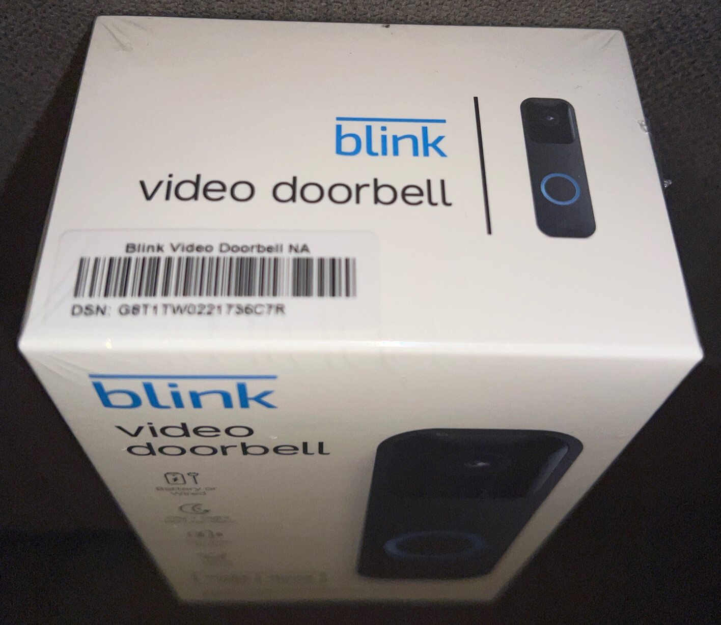 Blink Smart Video Doorbell?BLK Wired or Wireless Wi-fi Compatibility#B08SG2MS3V