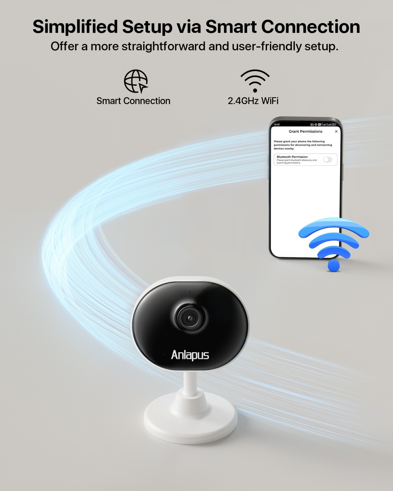 ZOSI 2Pcs Security WiFi Camera Home Baby/Pet Monitor Surveillance Indoor 1080P
