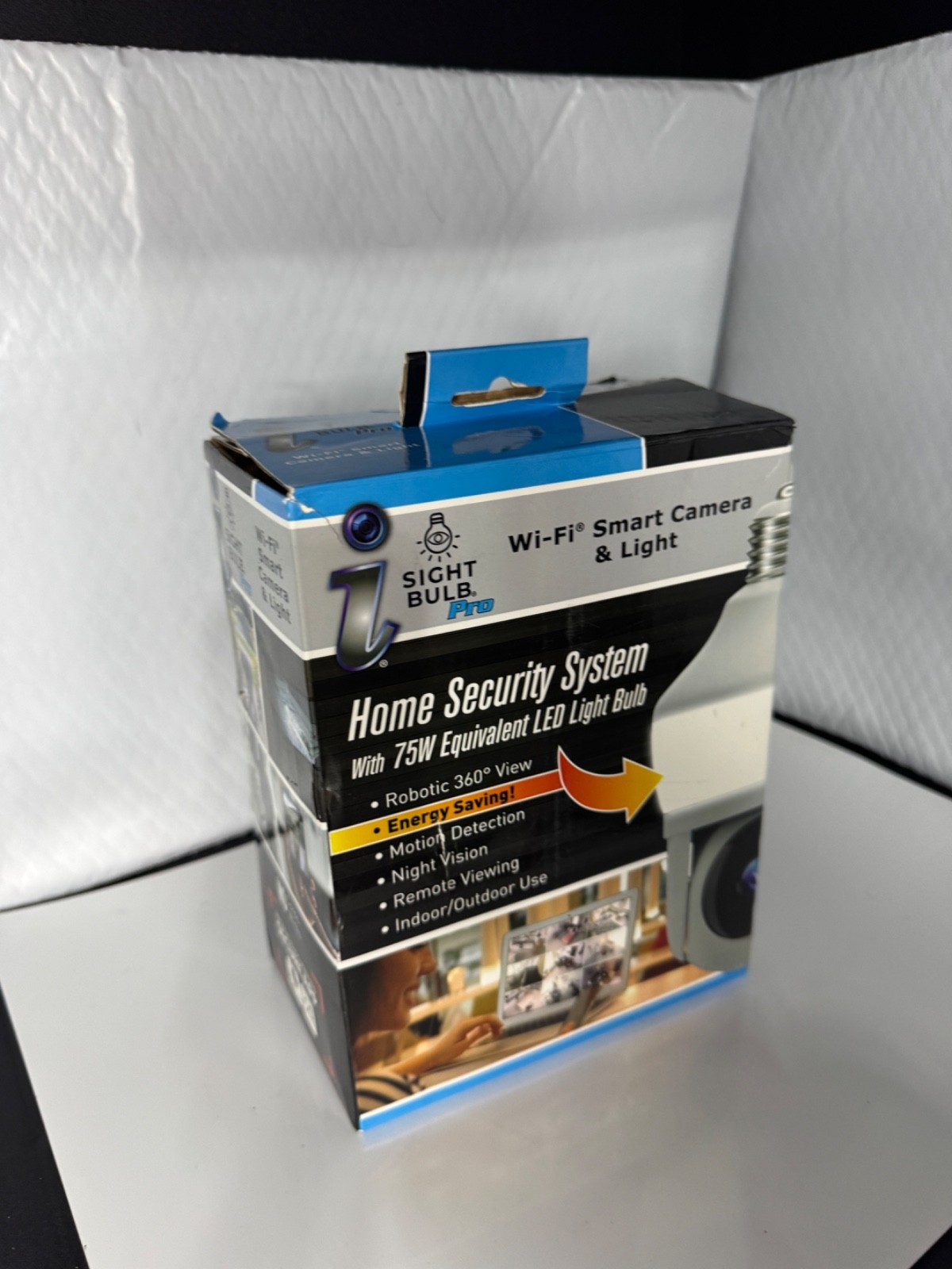 Sight Bulb Pro Wi-Fi Bulb Camera 360° View Motion Detection Night Vision 3MP