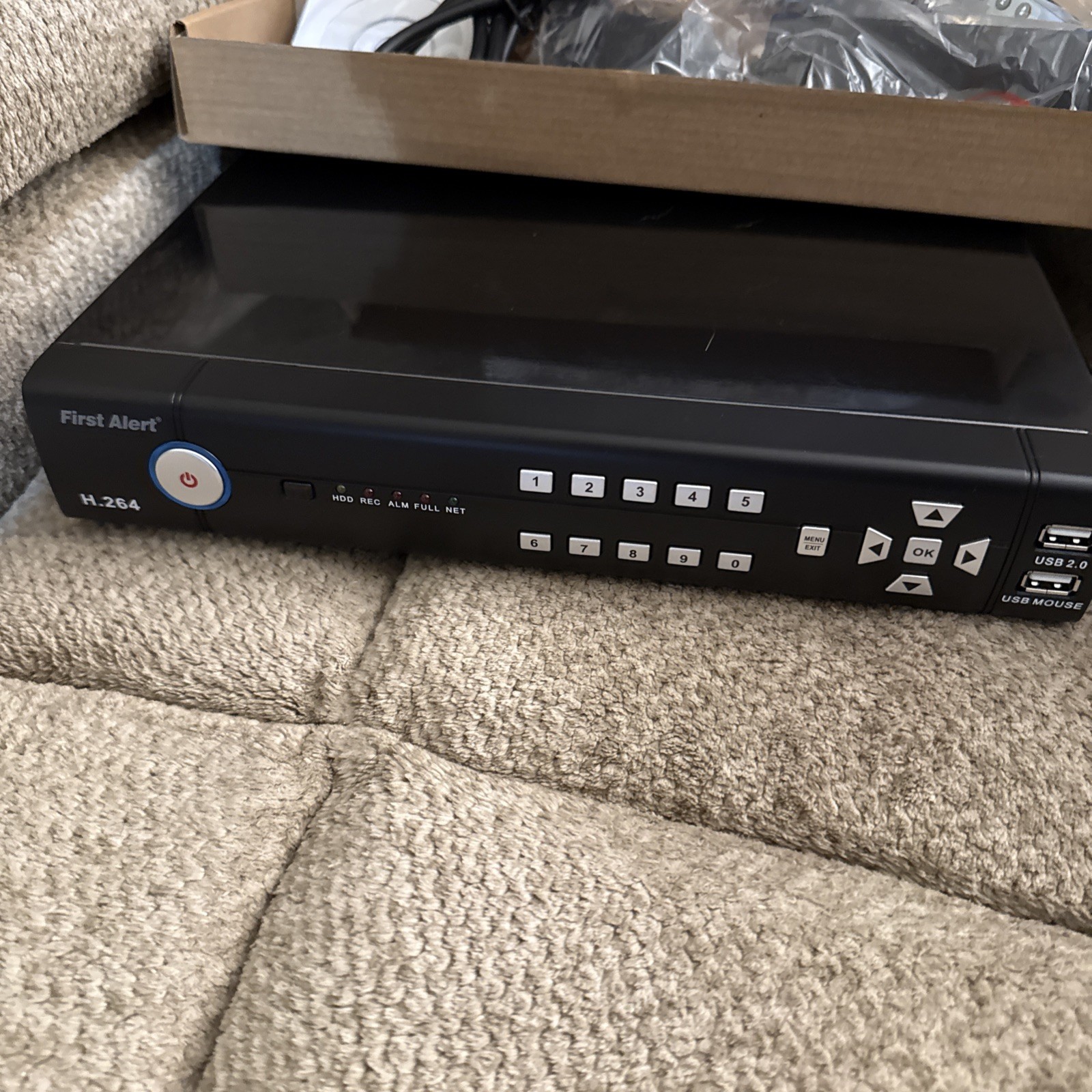 First Alert Video Security System 2 Cameras 4 Channels Av.75 Ft Cable Missing Pc