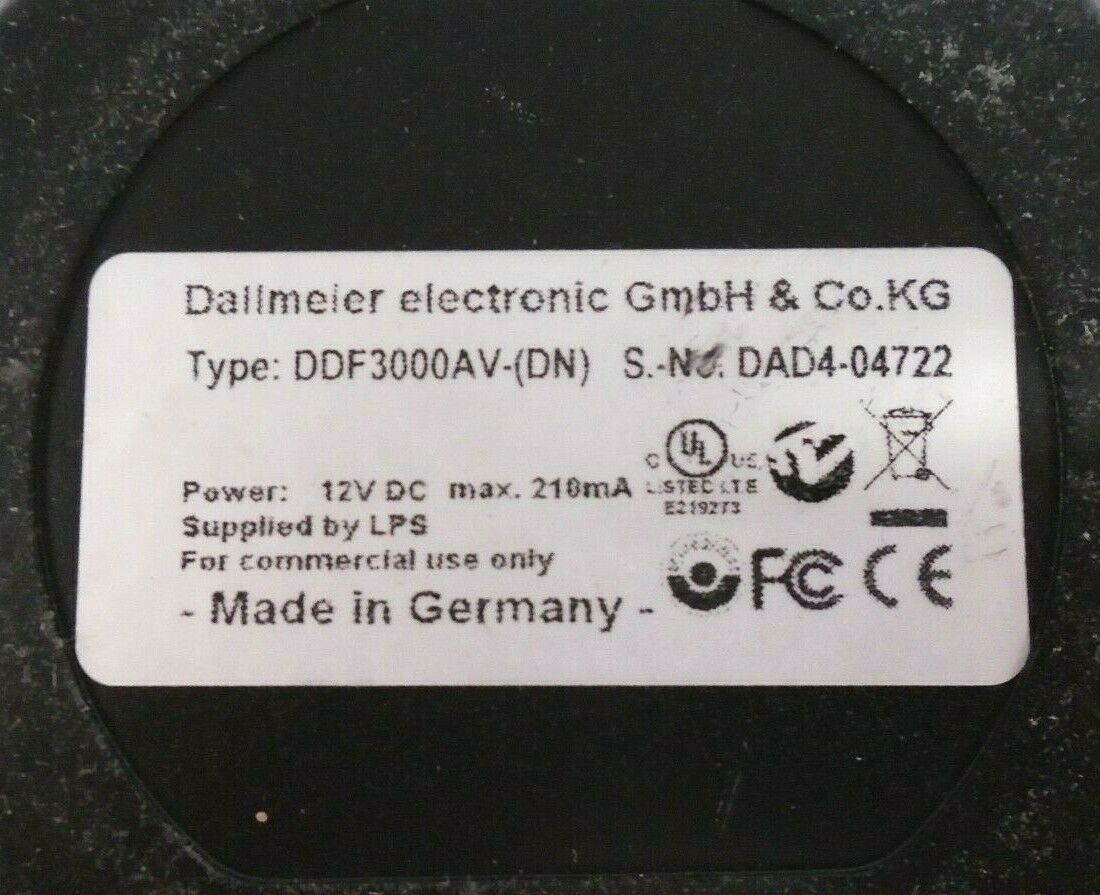 Used Dallmeier DDF3000AV-(DN) Color Cam In Pix Technology Dome Camera | Black