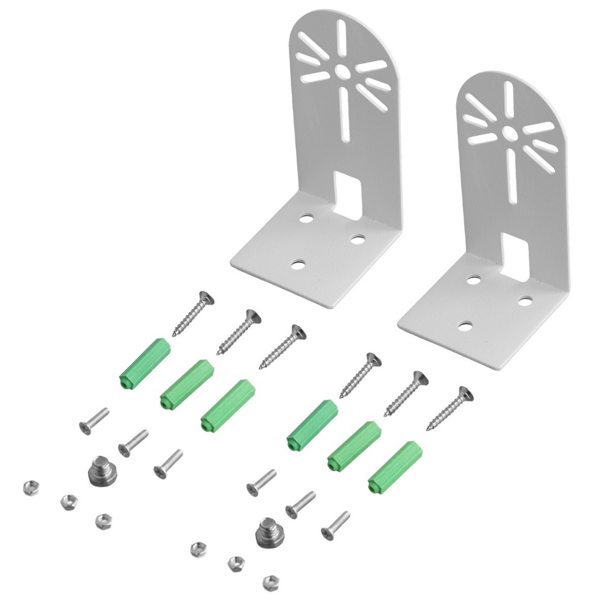 Wall Mounted Brackets in Metal for Two For Eufy Indoor Cameras E220 P24