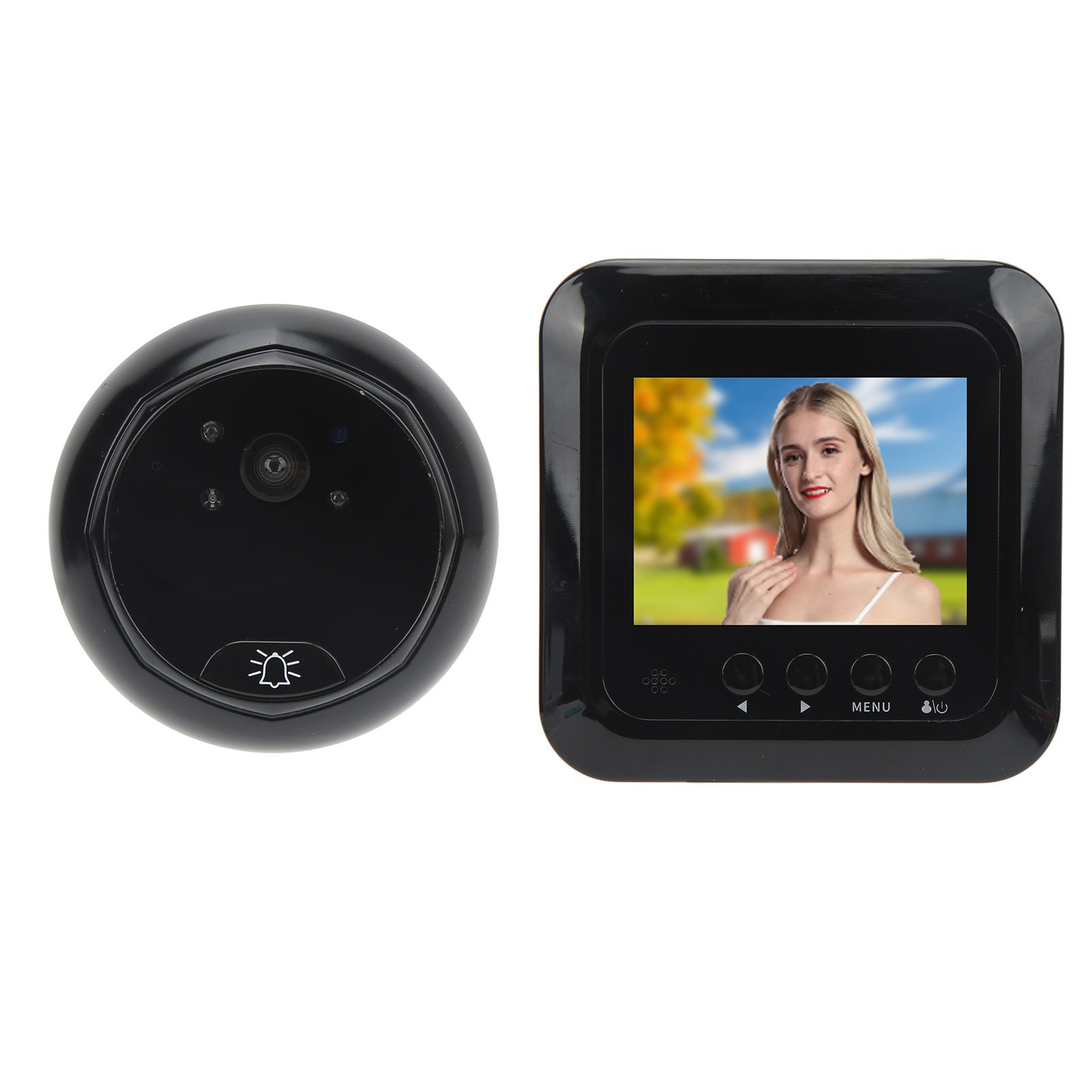 Video Door Phone System Digital Door Viewer Infrared Night 160 Degree