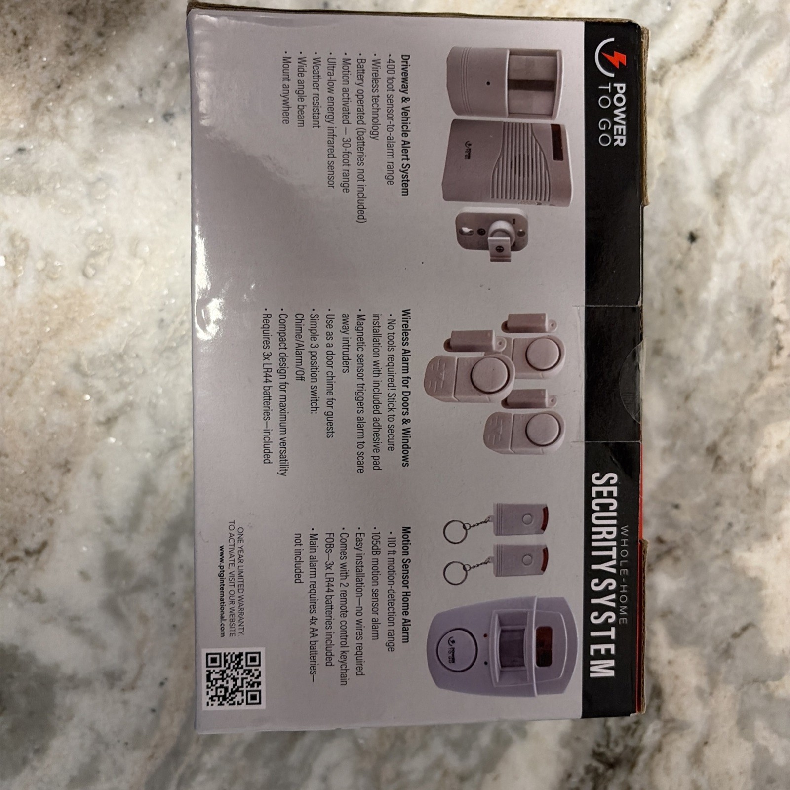 Brand New Power To Go 15 Piece Whole Home Security System