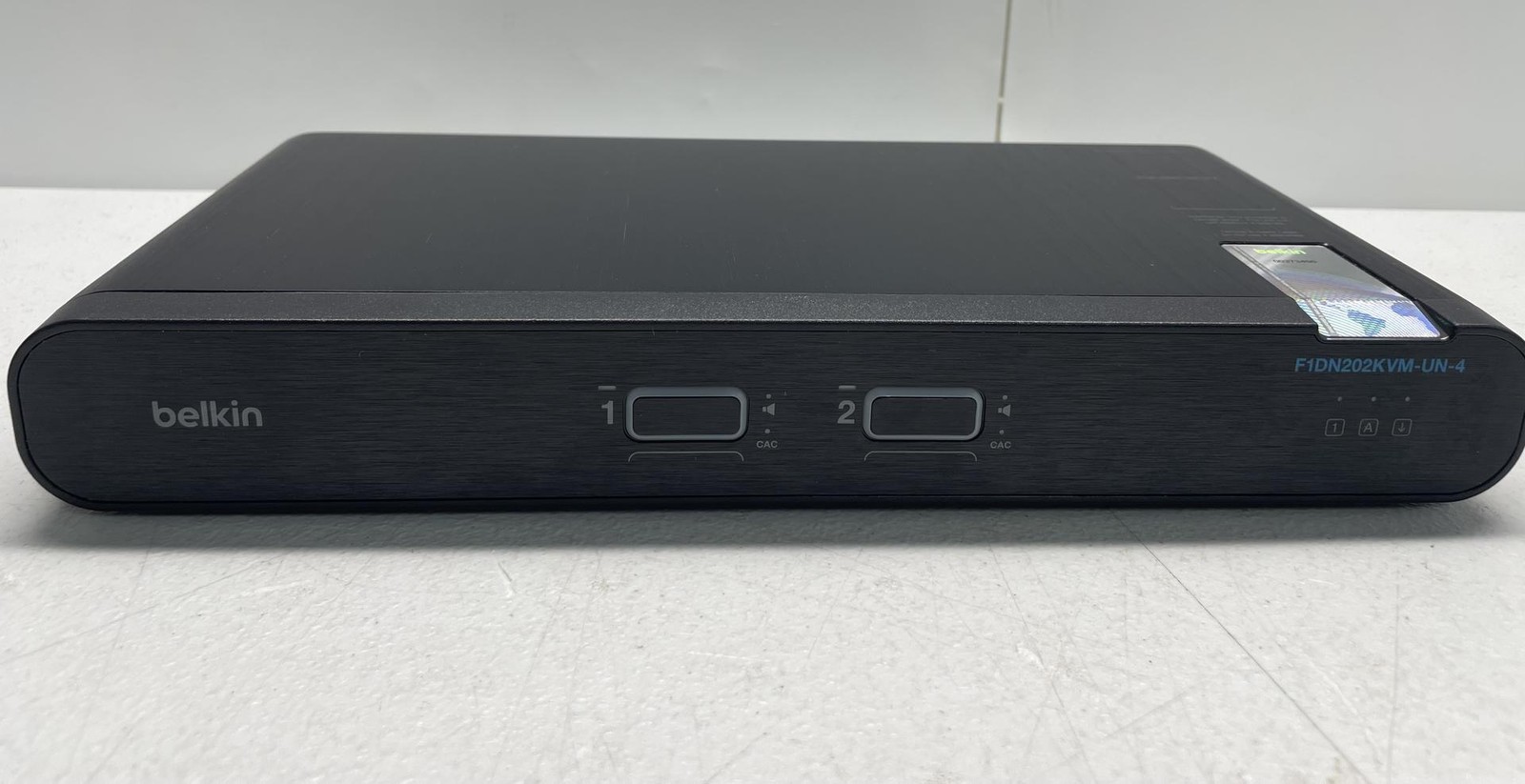 Belkin Universal 2nd Gen Secure F1DN202KVMUN4 KVM Switch, 2-Port Dual Head w/CAC