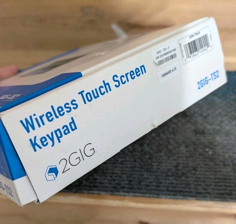 2GIG TS2 Wireless Touchscreen Keypad