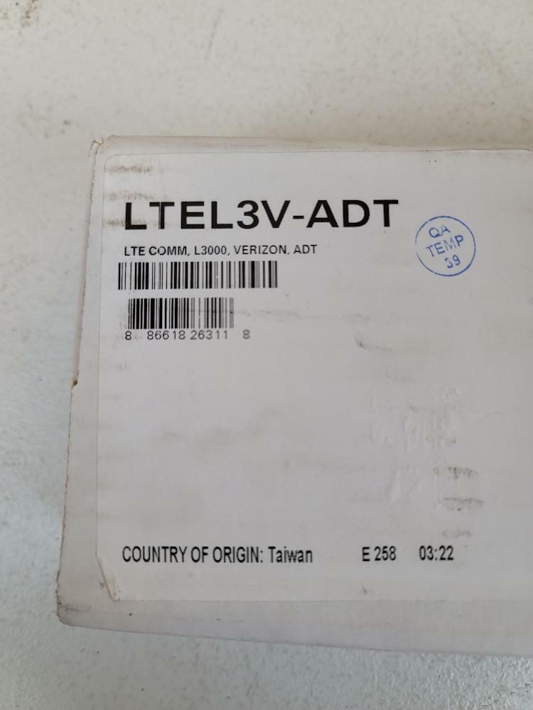 Honeywell Ltel3v-adt Verizon, ADT LTE Communicator L3000