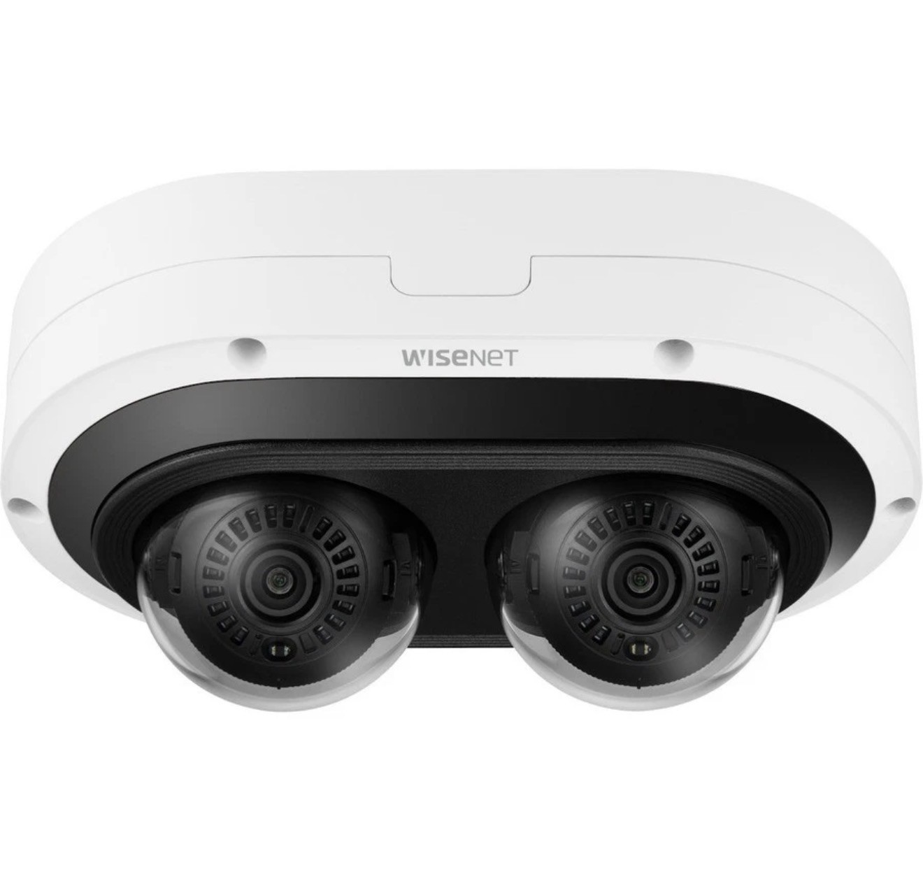 Hanwha Techwin PNM-C7083RVD 2CH POE+ AI IP Security Dome Camera 3~6mmLens white