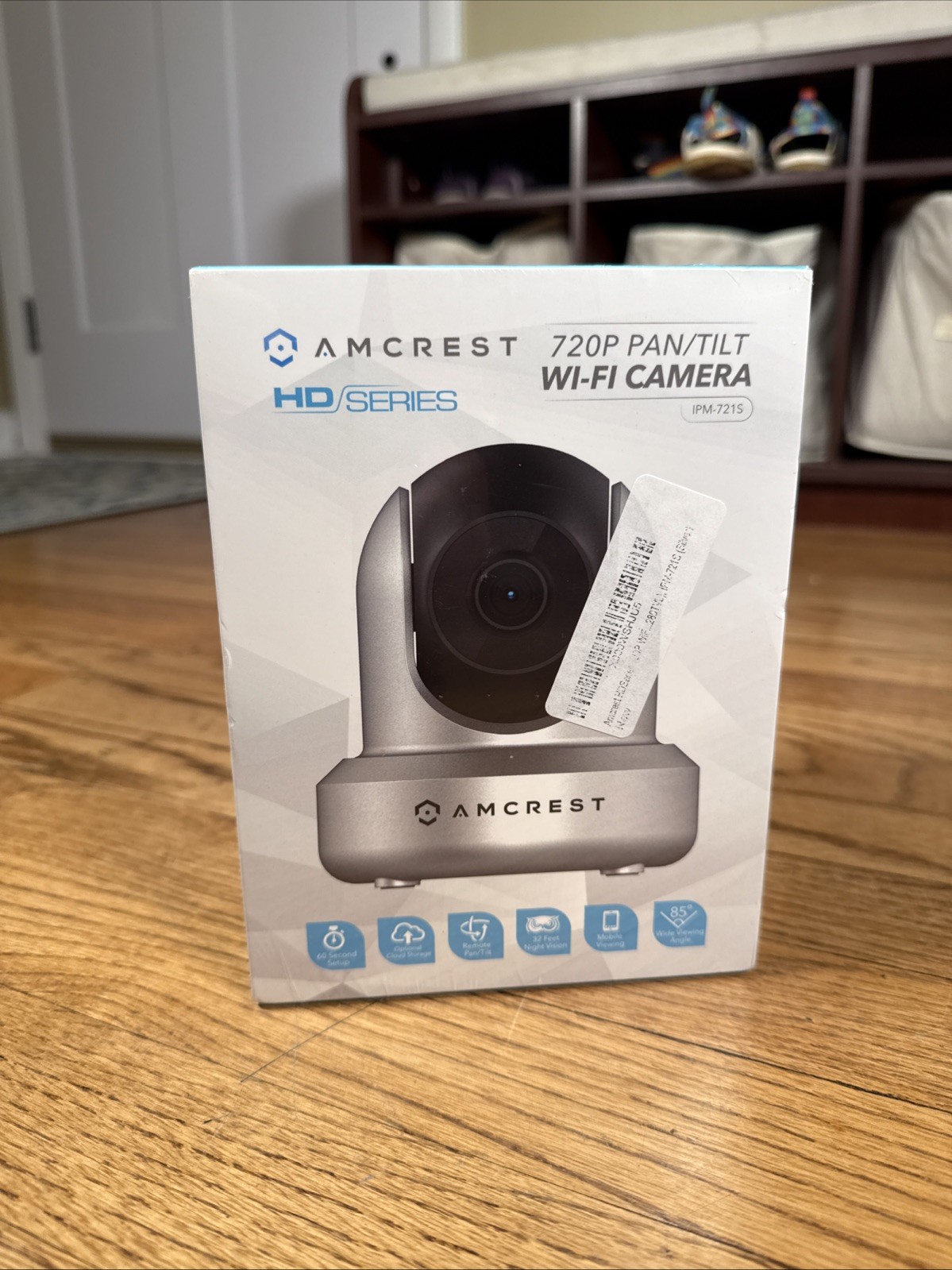 NEW Amcrest Indoor Wireless HD 720p IP Camera IPM-721S Silver Tilt Pan SEALED