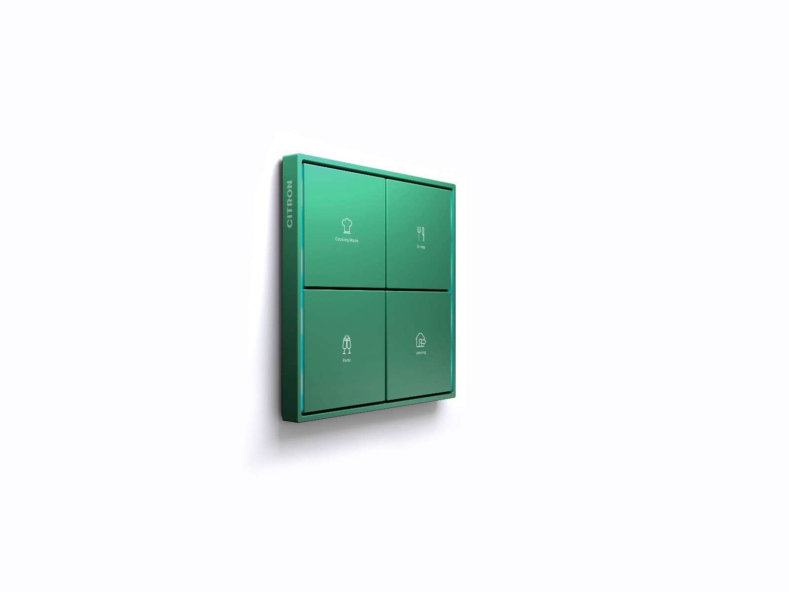 KNX KEYPAD 8 BUTTONS CITRON SQUARE OR RECTANGULAR LUXURY