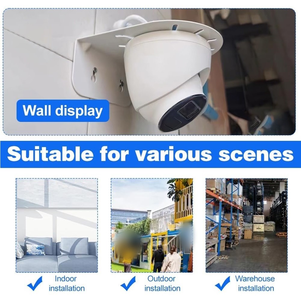 Right Angle Camera Wall Mount with Multiple Mounting Options and Easy Setup