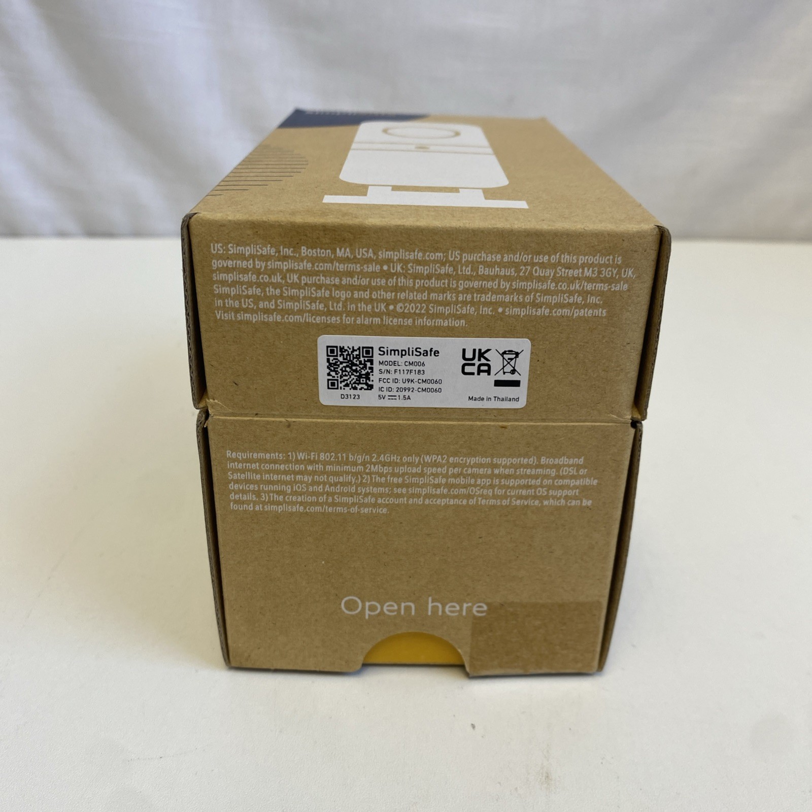 SimpliSafe CM006 Smart Alarm Wireless Indoor Security – Used/Read Description