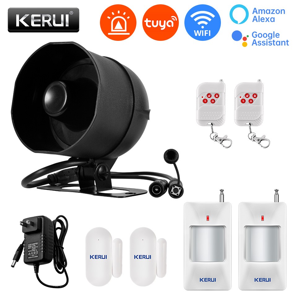 KERUI WiFi Home Alarm Security System Garage Door Sensor PIR Motion Detector