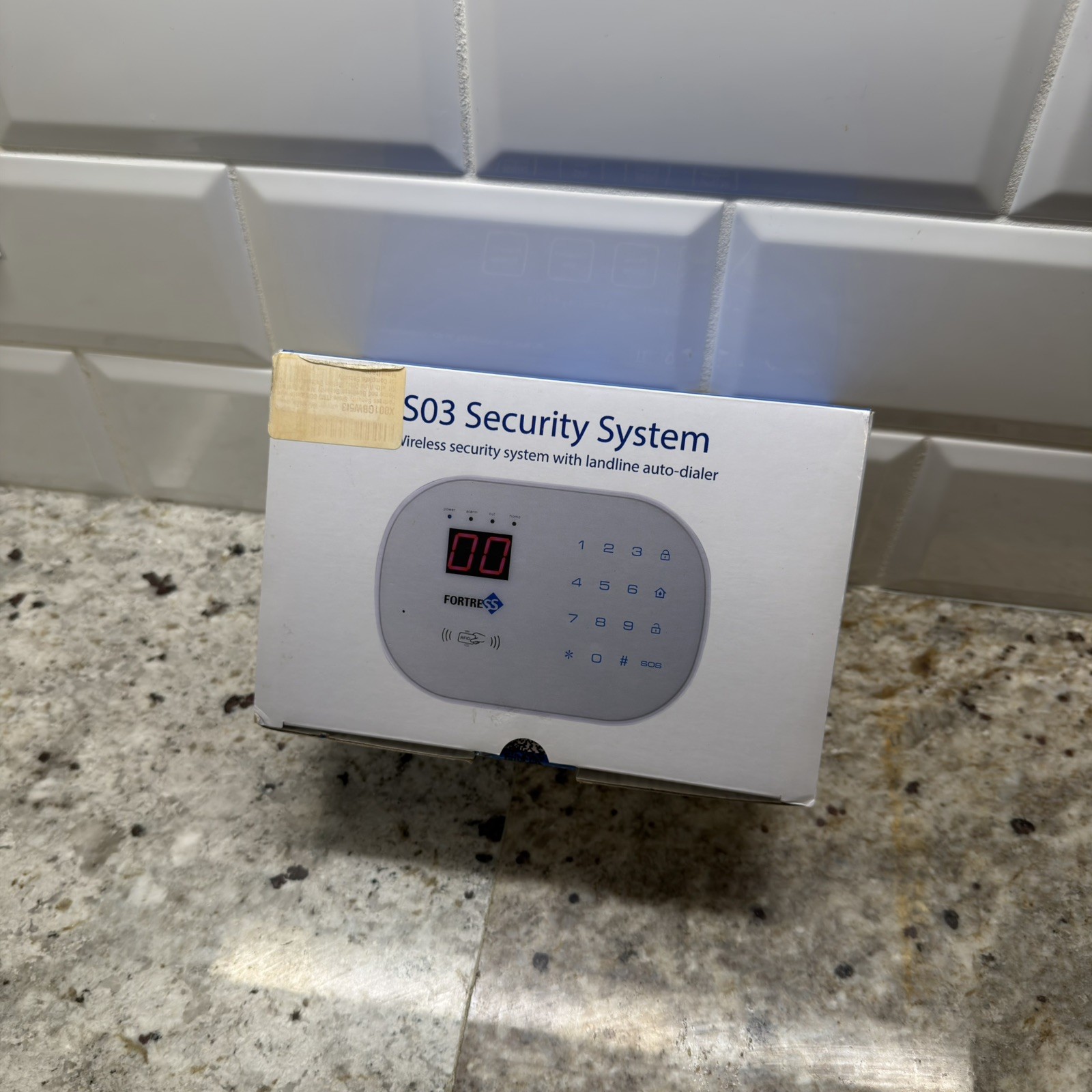 Fortress S03 Home Security Alarm System w/ Siren, 5 Door/window, 2 Keyfob