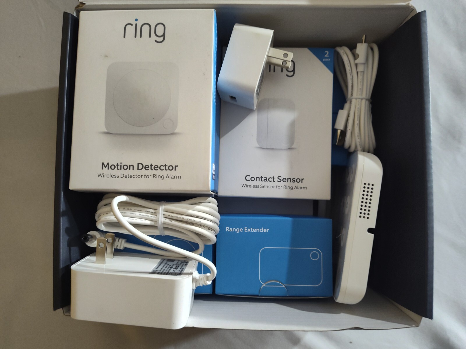Ring LLC Alarm Home Security Kit-10 Piece White-Complete Protection